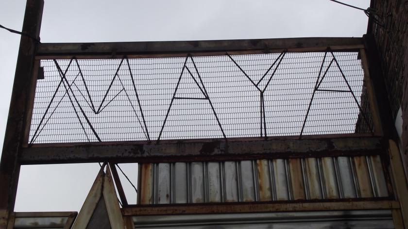 Found lettering in Brooklyn "MAYA"
