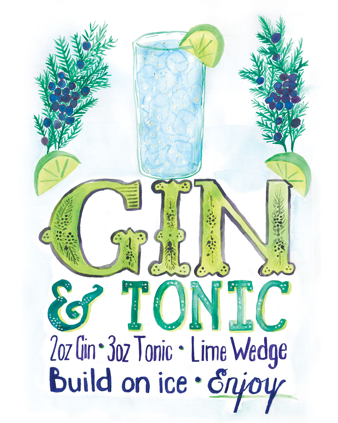Gin & Tonic by Kate Brady
